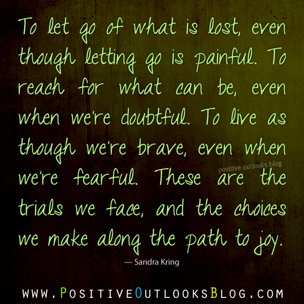to let go